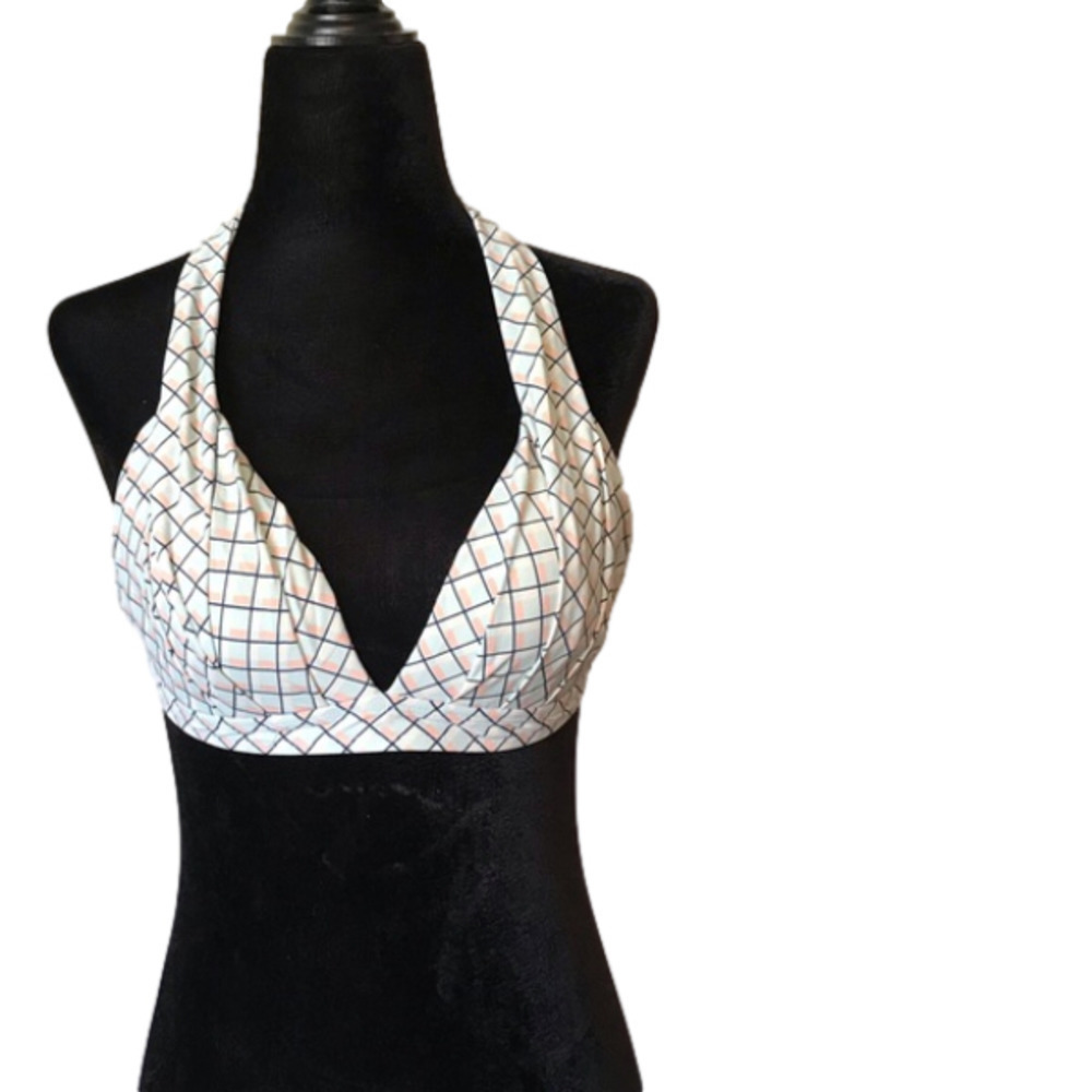 ANN Taylor two piece bikini halter swim suit top. Top only.  Size small.